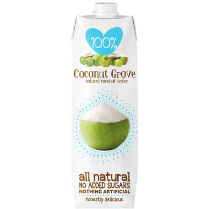 100% Coconut grove bevat 4.7g koolhydraten