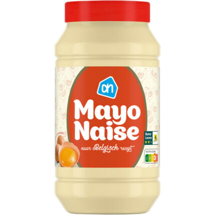 AH Belgische Mayonaise bevat 0.6g koolhydraten