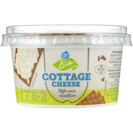 AH Biologisch Cottage cheese bevat 1g koolhydraten