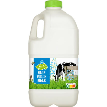 AH Biologisch Halfvolle melk bevat 4.6g koolhydraten