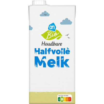 AH Biologisch Houdbare halfvolle melk bevat 5g koolhydraten