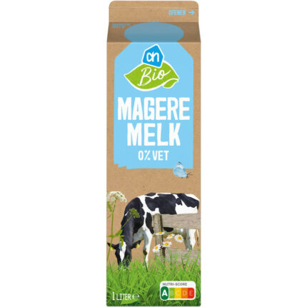 AH Biologisch Magere melk bevat 4.8g koolhydraten