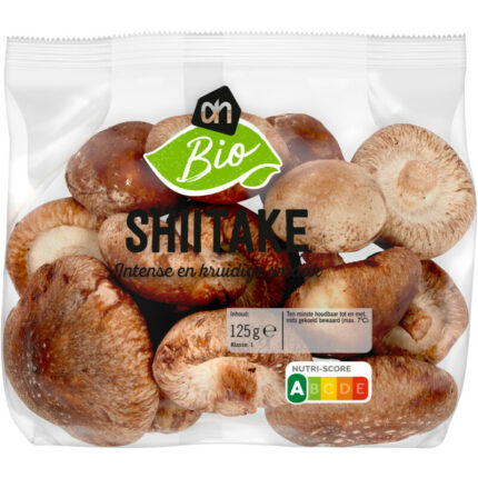 AH Biologisch Shiitake bevat 6.8g koolhydraten