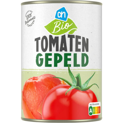 AH Biologisch Tomaten gepeld bevat 3.8g koolhydraten