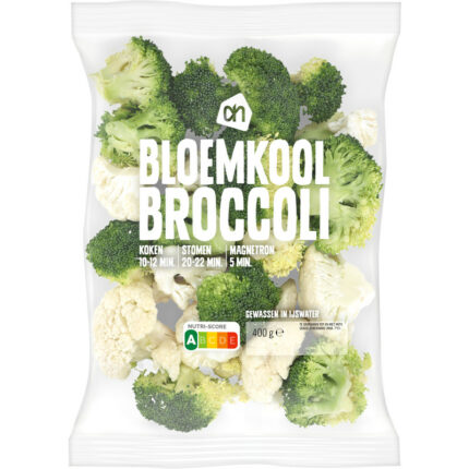 AH Bloemkool- en broccoliroosjes bevat 2g koolhydraten
