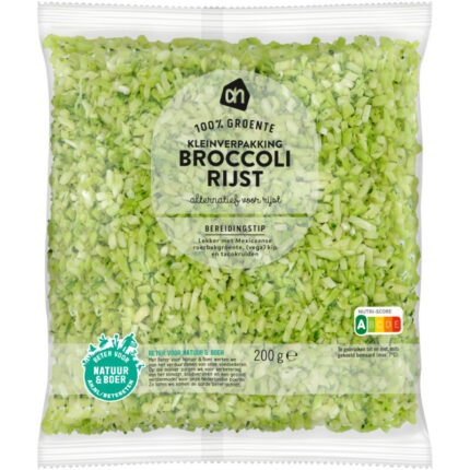 AH Broccolirijst kleinverpakking bevat 0.7g koolhydraten