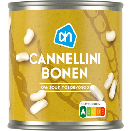 AH Cannellini bonen 0% klein bevat 10g koolhydraten