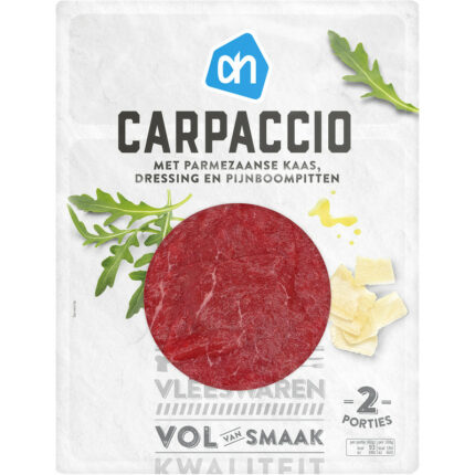 AH Carpaccio bevat 1.3g koolhydraten