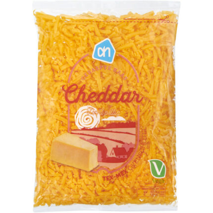 AH Cheddar geraspte kaas bevat 2g koolhydraten