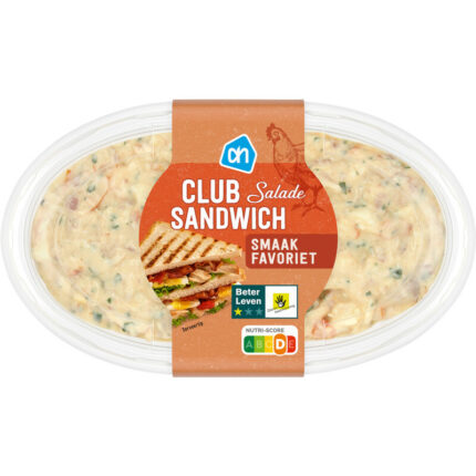 AH Club sandwich salade bevat 4.9g koolhydraten