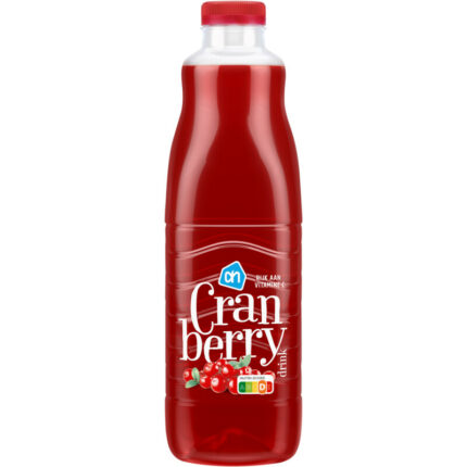 AH Cranberry classic drink bevat 6.4g koolhydraten