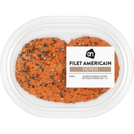 AH Filet americain peper bevat 3g koolhydraten