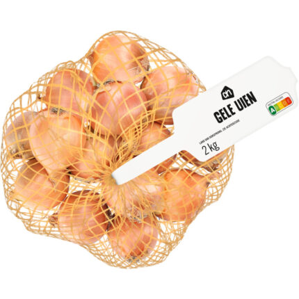 AH Gele uien bevat 6.3g koolhydraten