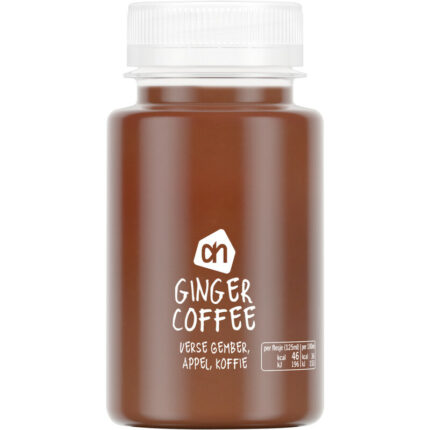 AH Ginger coffee bevat 8.6g koolhydraten