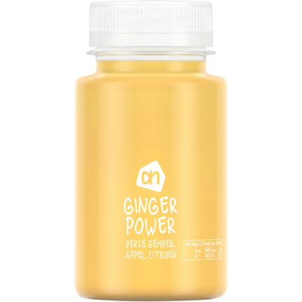 AH Ginger power bevat 8.1g koolhydraten