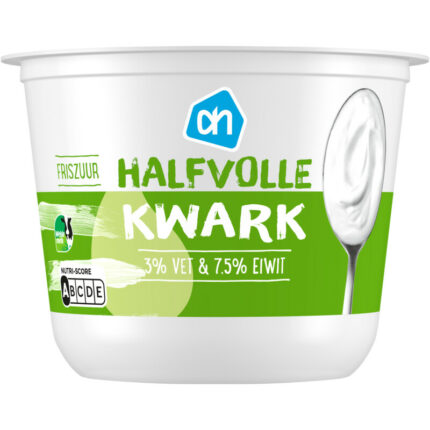 AH Halfvolle franse kwark bevat 3.9g koolhydraten