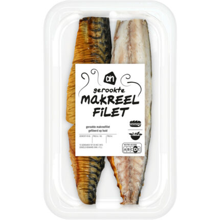 AH Halve gerookte makreel bevat 0g koolhydraten