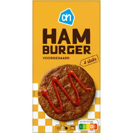 AH Hamburgers bevat 7.6g koolhydraten