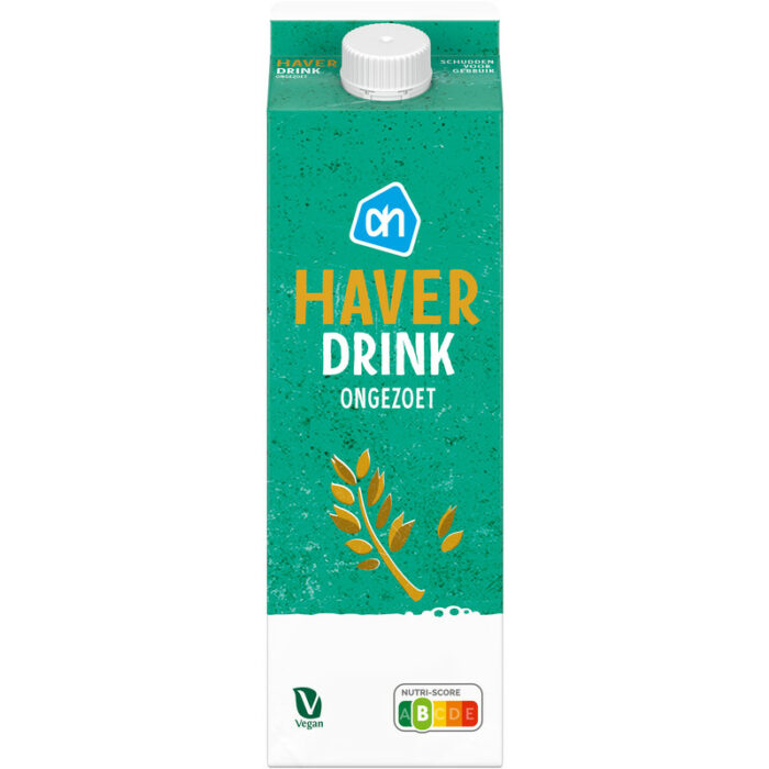 AH Haverdrink ongezoet bevat 4.8g koolhydraten