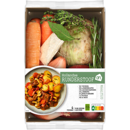 AH Hollandse runderstoof verspakket bevat 5.1g koolhydraten