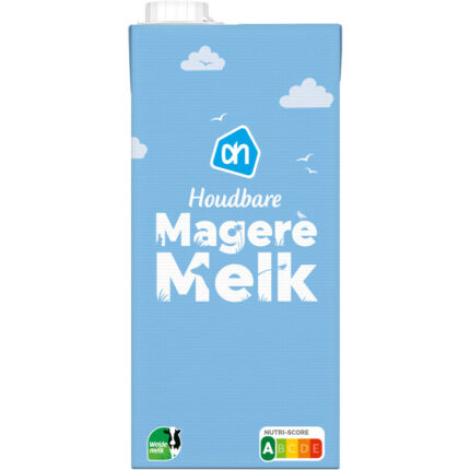 AH Houdbare magere melk bevat 5.1g koolhydraten