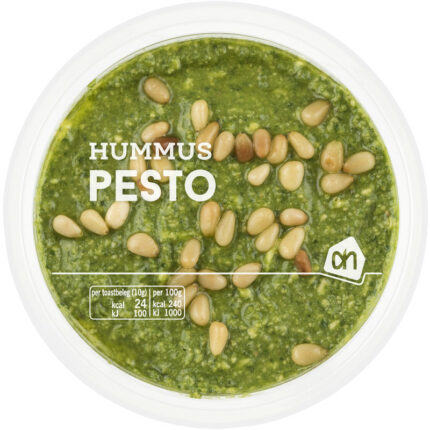 AH Hummus pesto bevat 5.9g koolhydraten