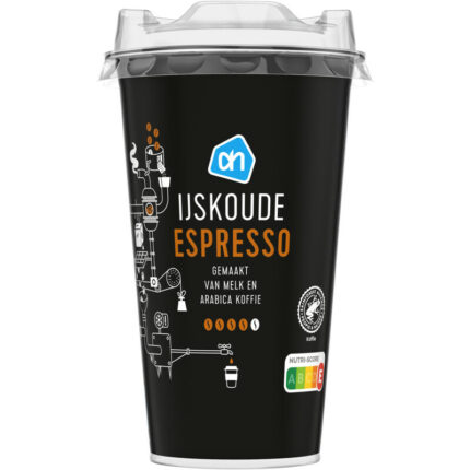 AH IJskoude espresso bevat 9g koolhydraten