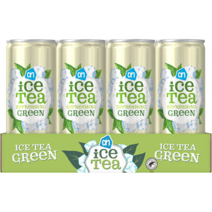 AH Ice tea refreshing green 12-pack bevat 3.6g koolhydraten