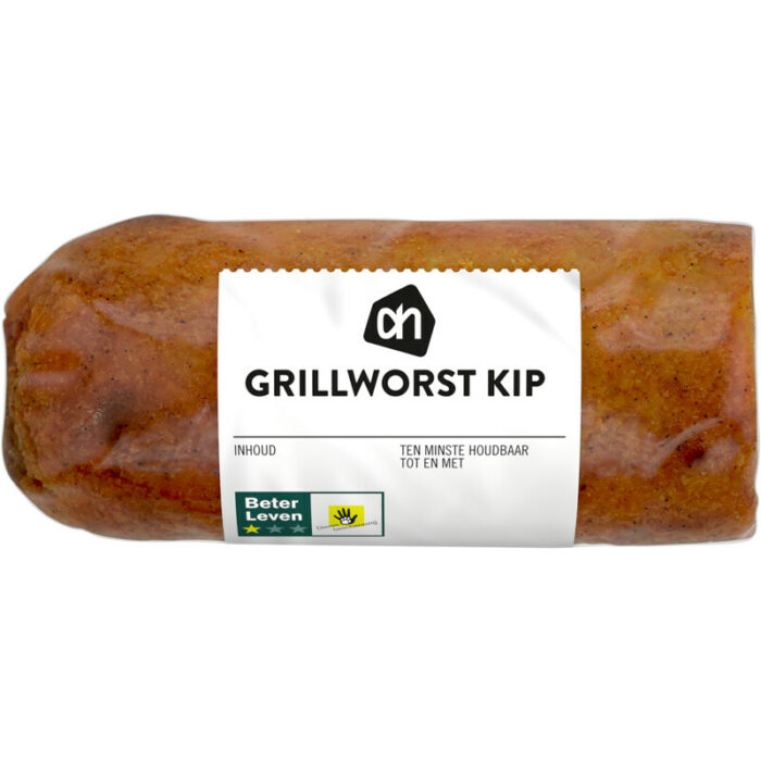 AH Kip grillworst stuk bevat 6g koolhydraten