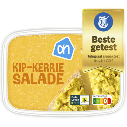 AH Kip-kerrie salade bevat 8.6g koolhydraten