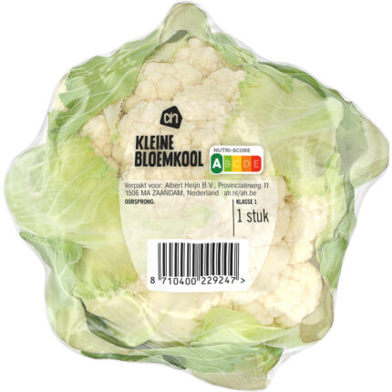 AH Kleine bloemkool bevat 2.9g koolhydraten
