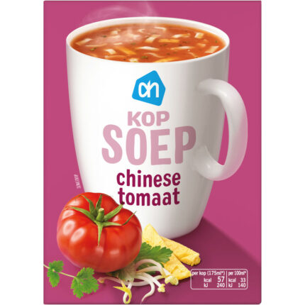 AH Kopsoep chinese tomaat bevat 6.4g koolhydraten