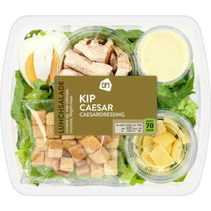 AH Lunchsalade kip Caesar bevat 7.6g koolhydraten