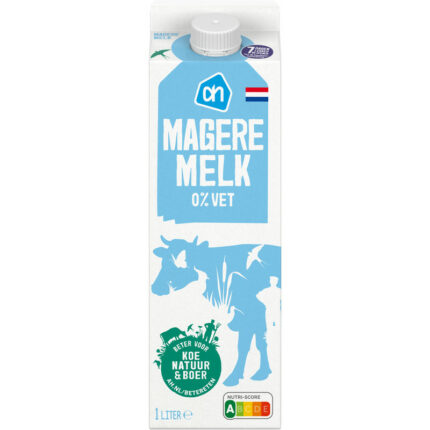 AH Magere melk bevat 4.7g koolhydraten