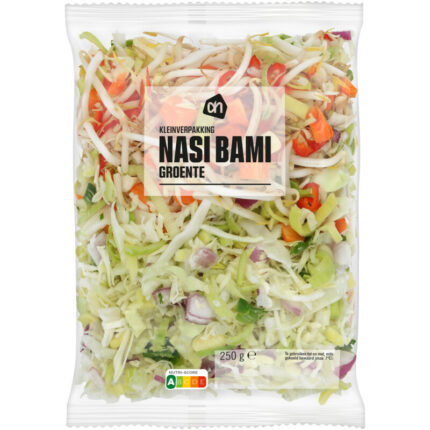 AH Nasi bami groente kleinverpakking bevat 4.2g koolhydraten