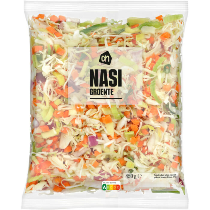AH Nasi groente bevat 4.5g koolhydraten