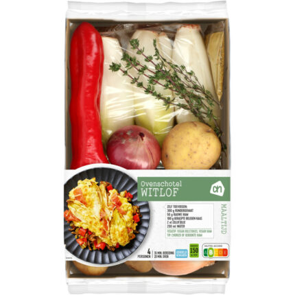 AH Ovenschotel witlof verspakket bevat 6.3g koolhydraten