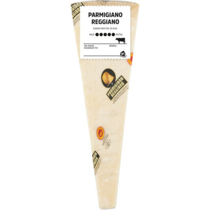 AH Parmigiano Reggiano bevat 0g koolhydraten