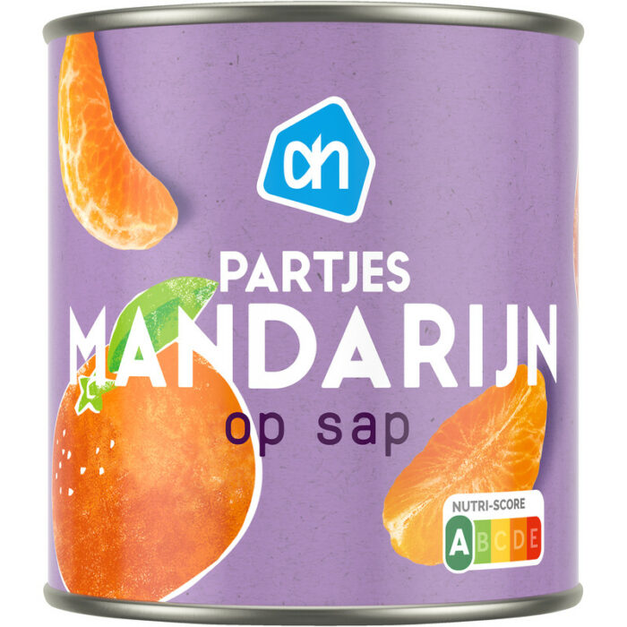 AH Partjes mandarijn op sap bevat 9.6g koolhydraten