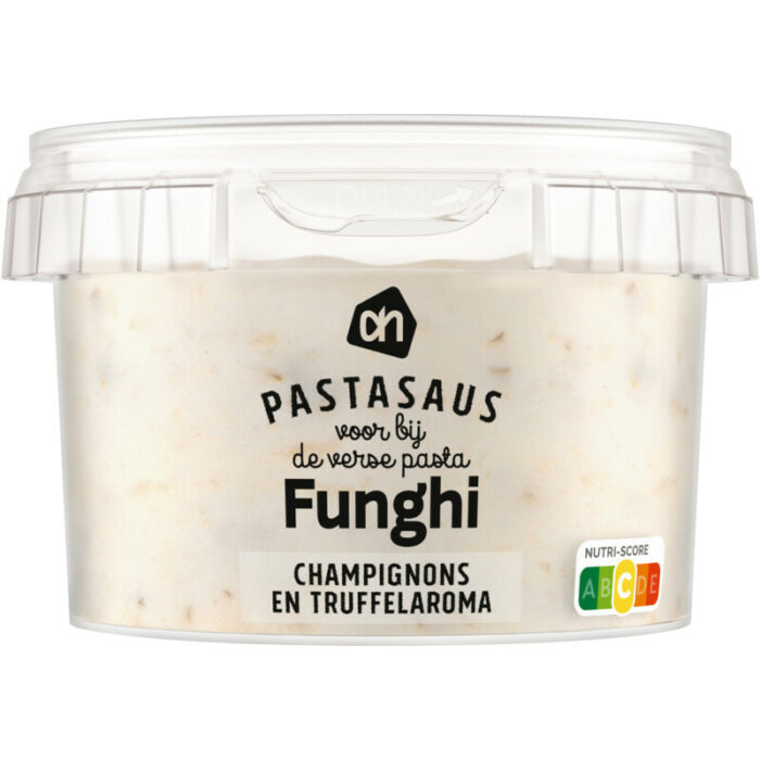 AH Pastasaus Funghi bevat 6.7g koolhydraten