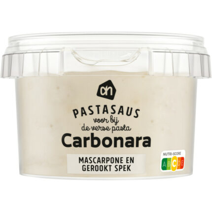AH Pastasaus carbonara bevat 5.7g koolhydraten