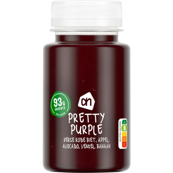 AH Pretty purple bevat 6.8g koolhydraten