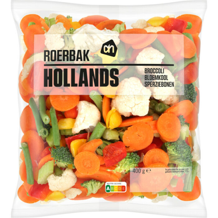 AH Roerbakgroente Hollands bevat 3.3g koolhydraten