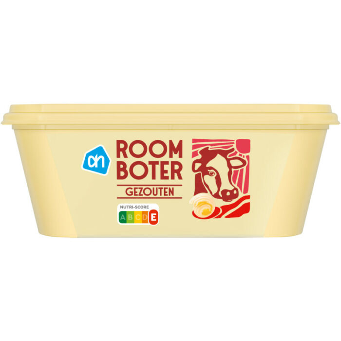 AH Roomboter gezouten in kuip bevat 0.6g koolhydraten