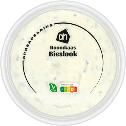 AH Roomkaas met bieslook bevat 4.6g koolhydraten