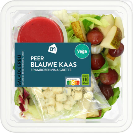 AH Salade erbij blauwe kaas bevat 6.4g koolhydraten