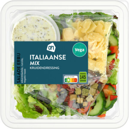 AH Salade erbij italiaanse mix bevat 4.8g koolhydraten