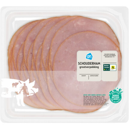 AH Schouderham bevat 5.8g koolhydraten