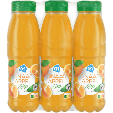 AH Sinaasappelsap 6-pack bevat 8.7g koolhydraten