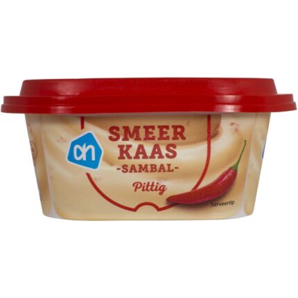 AH Smeerkaas sambal bevat 2.5g koolhydraten